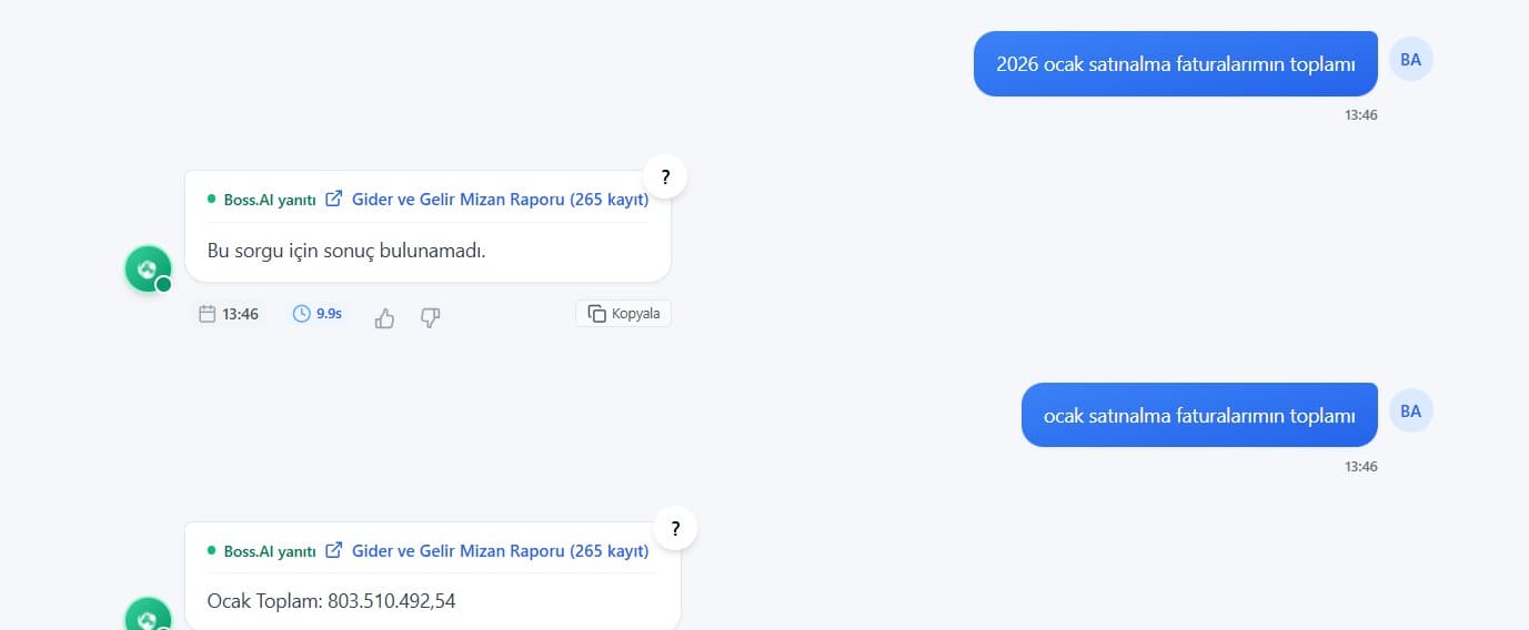 Boss AI — Kurumsal Asistan