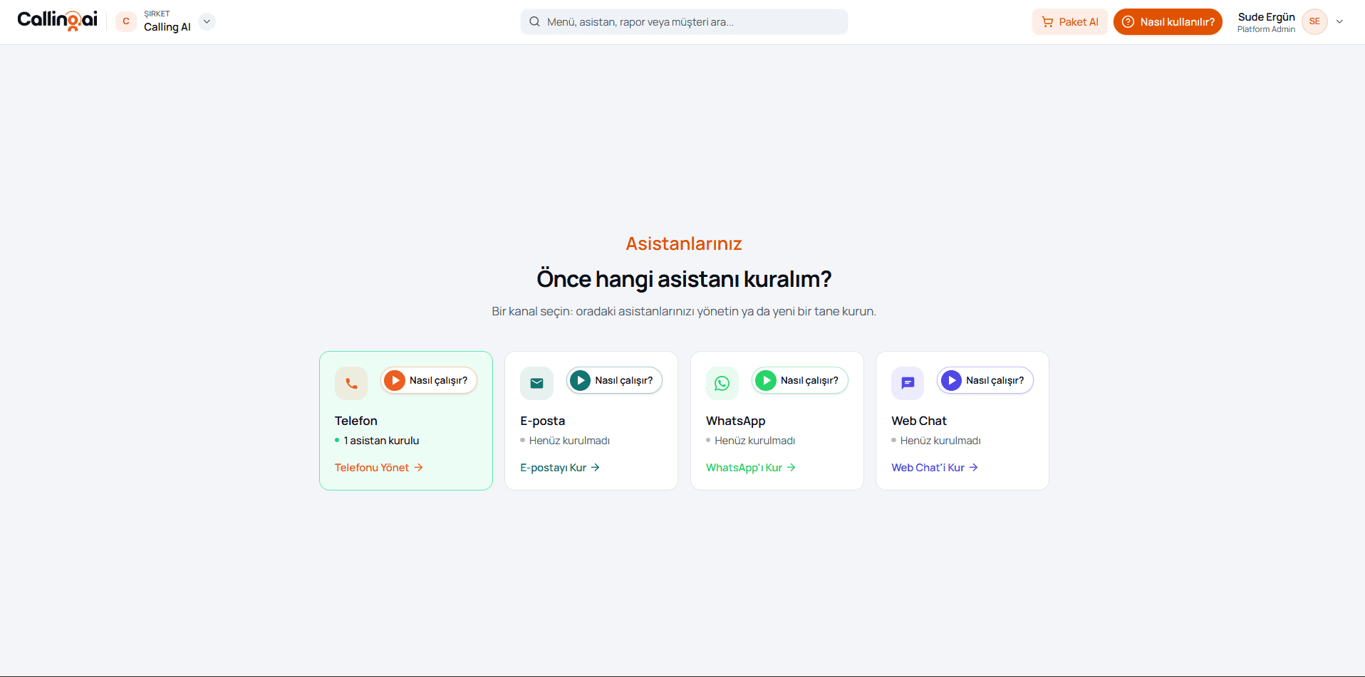Calling AI — Çağrı Otomasyonu